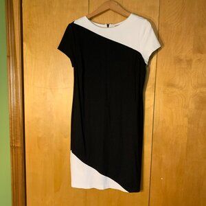 Chico's Black & White color-blocked dress, Medium (Chico's size 1)